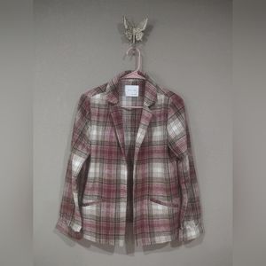🍁 [Active USA] Plaid Fall Pumpkin Spice Autumn Blazer
